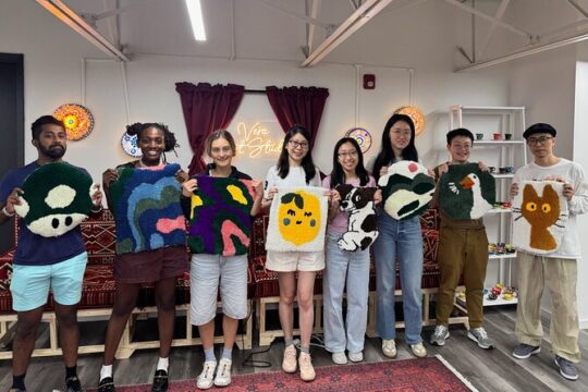 Rug Tufting Workshop in Philadelphia with Turkish Tea